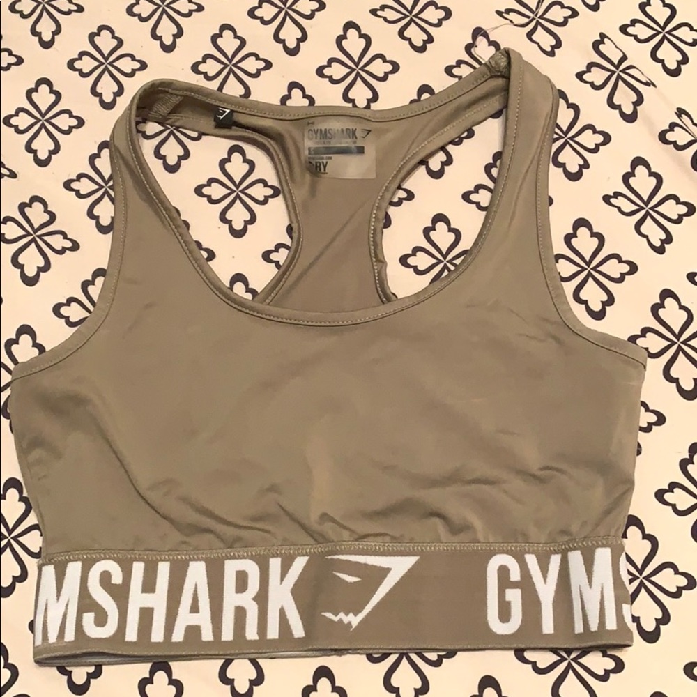 Gymshark olive green sports bra